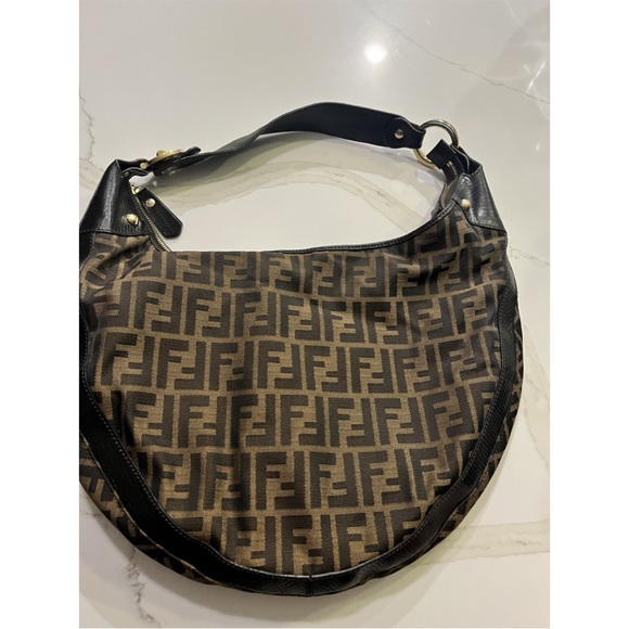 Vintage Fendi Zucca print hobo. - Picture 2 of 10